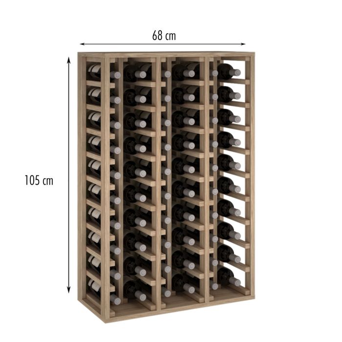 Étagère à vin PROVINALIA module 1, chêne massif