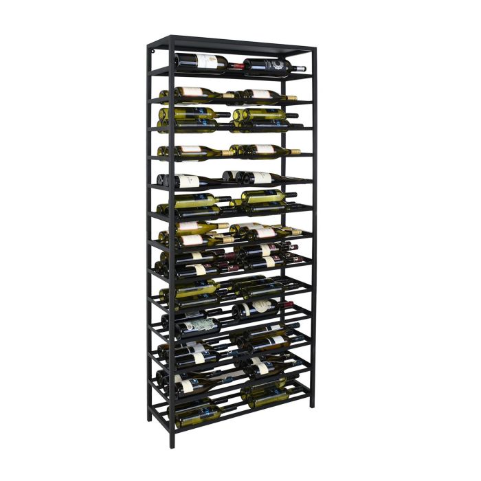 Etagère à vin en métal BLACK PURE modèle 7