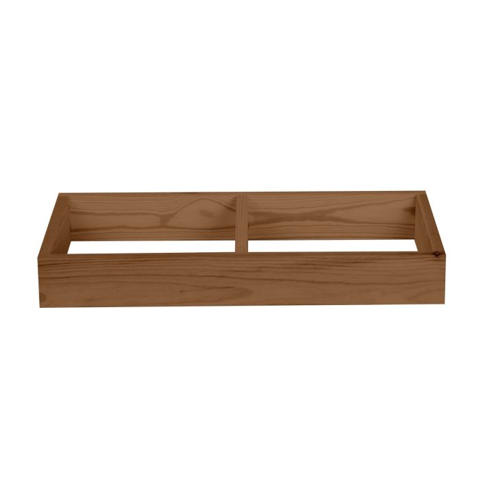 Casier à vin 60 cm, socle 60 cm de large, teinté brun