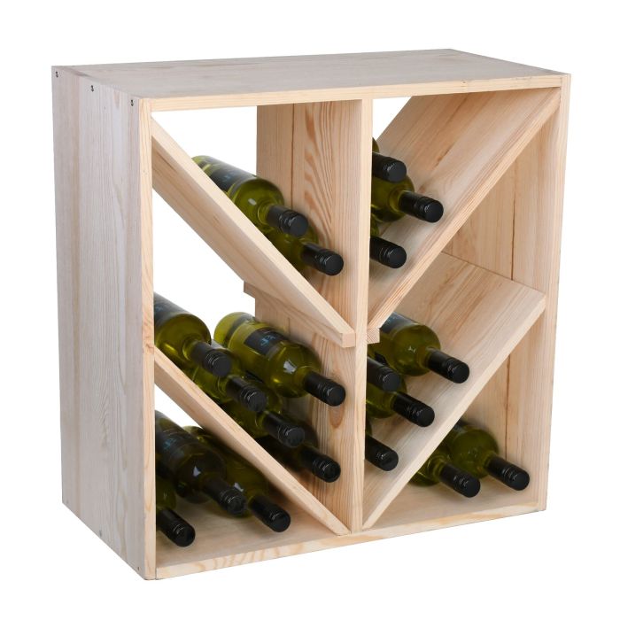 Etagère à vin 60 cm avec emplacement diagonal