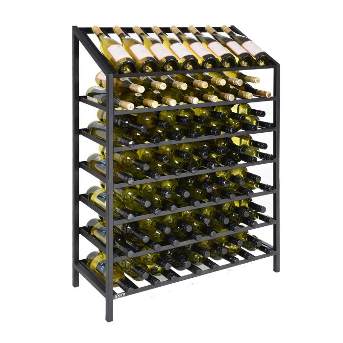 Etagère à vin en métal Black Pure modèle 16