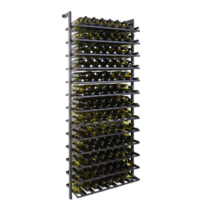 Etagère à vin murale en métal BLACK PURE H 200 cm