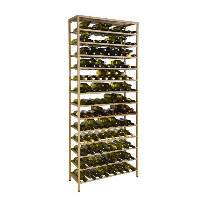 Etagère à vin en métal doré BLACK PURE modèle 1