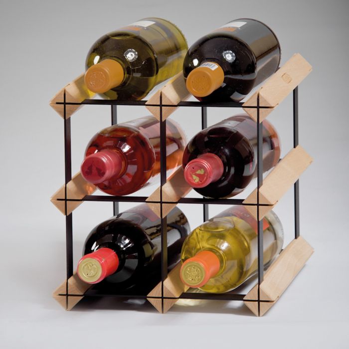 Étagère à vin TREND PREMIUM pour 6 bouteilles (H 23,5 x L 23,5 cm)