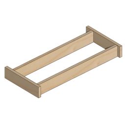 Socle pour module standard, finition chêne clair