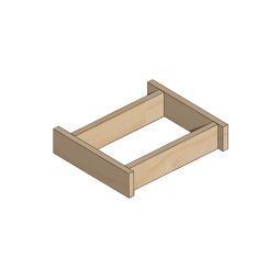 Socle pour module étroit, finition chêne clair