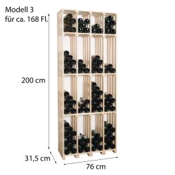 Étagère à vin CAVEAUSTAR, module 3