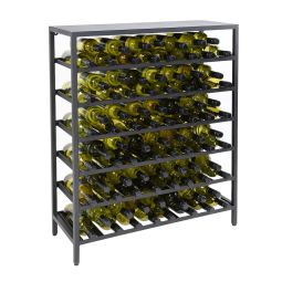 Étagère à vin en métal BLACK PURE modèle 11