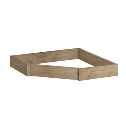 Socle pour module d´angle, finition chêne rustique