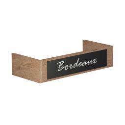 Bandeau finition chêne rustique avec tableau effet ardoise