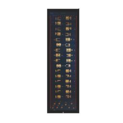 Armoire à vin monozone Pevino MS 161 pour 161 bouteilles avec tablettes métalliques