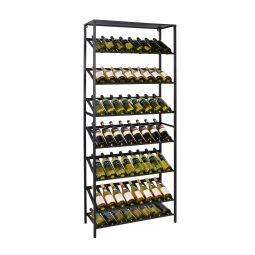 Etagère à vin en métal BLACK PURE modèle 6