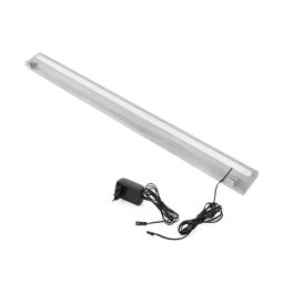 LED-Lichtleiste, 68 cm, Kiefer, weiß gebeizt